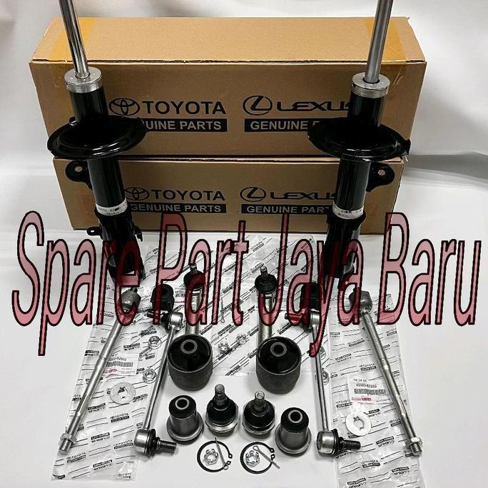 Paketan Hemat Kaki Kaki Depan Rush Terios 2007-2017 16Pc Shock Breaker Depan Set Tie Rod End Long Ti
