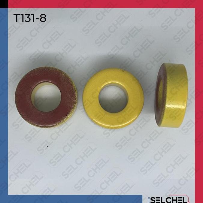 t131-8 toroid core merah kuning