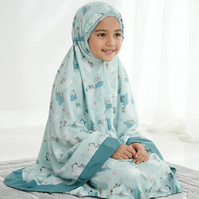Snobby 1 SET Mukena Anak Mayka Series Set Sajadah & Pouch | Mukena Anak Perempuan Lucu Nyaman DS
