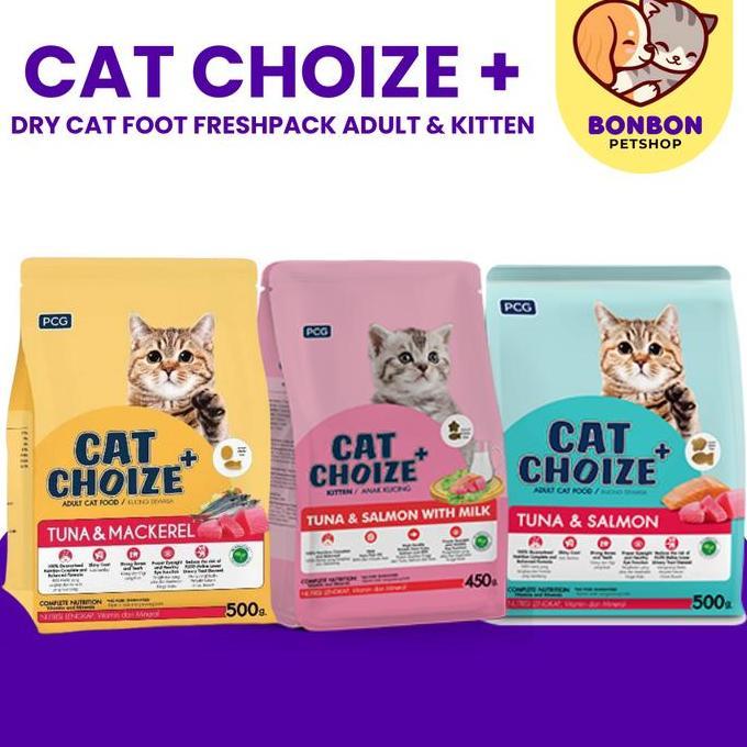 bangfredymuna - Cat Choize Plus Adult Tuna dan Cat Choize Kitten Tuna & Salmon