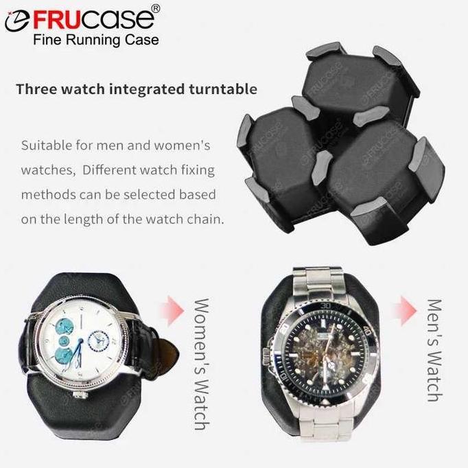 Kotak Jam Tangan Putar Otomatis Watch Winder LED Display Box