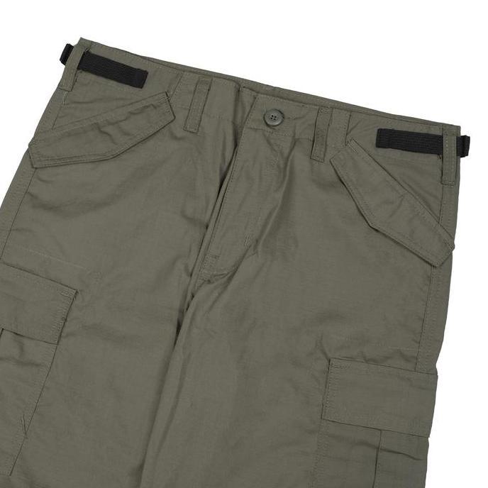 Gozeal | Parasut Cargo Pants - Cold Olive | Celana Parasut Panjang Casual | Pria Wanita Unisex