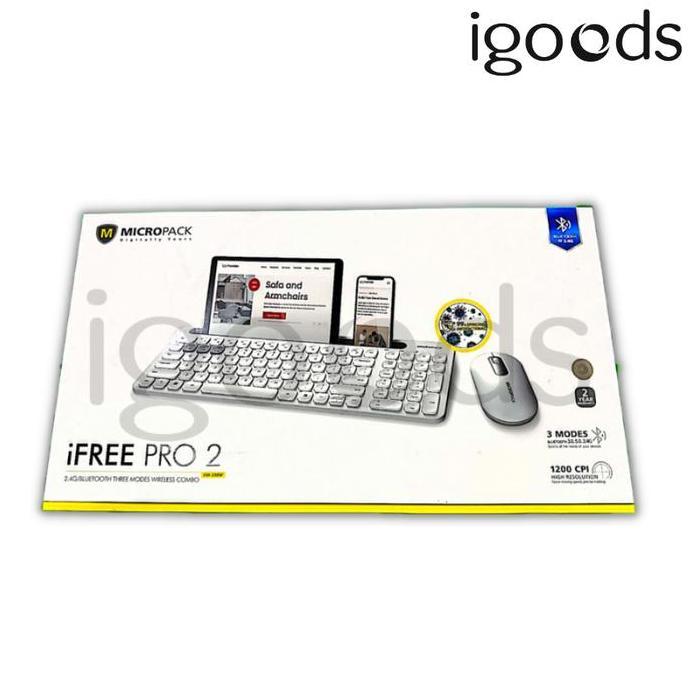Keyboard Mouse Micropack Bluetooth - iFree Pro2