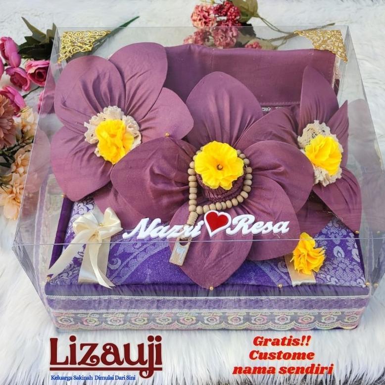 Best Seller Mahar Pernikahan/Mahar Nikah/Mahar Seperangkat Alat Sholat Mukena Rayon/Seserahan Sepera