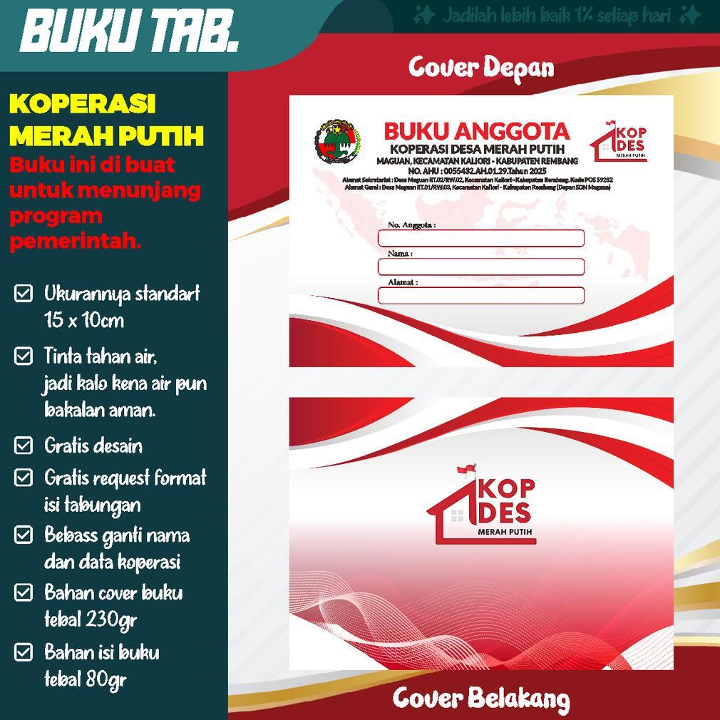 Diskon Buku Tabungan Koperasi Merah Putih