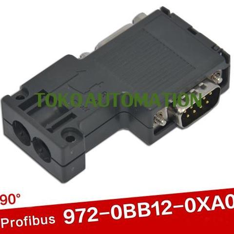 6ES7972-0BB12-0XA0 90 DEGREE PROFIBUS CONNECTOR W PG PORT 0BB12-0XA0 READY STOCK