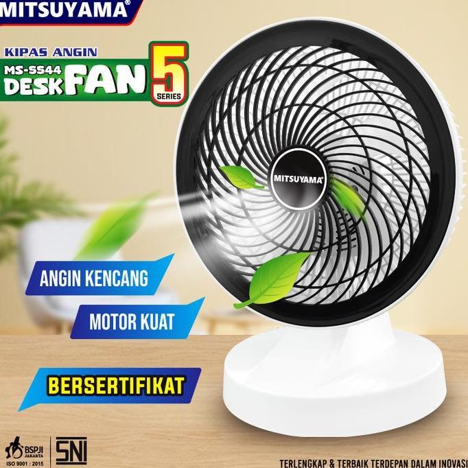 KIPAS ANGIN MEJA 10 INCH MITSUYAMA DESK FAN 10 INCH KIPAS ANGIN DUDUK 10 INCH KIPAS ANGIN SUPER KENC
