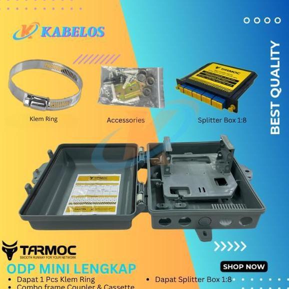 ODP 8 Core Lengkap Splitter Box 1:8 UPC | ODP mini 8 Core Lengkap
