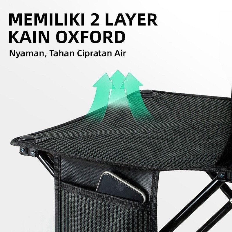 Kursi Lipat Outdoor Serbaguna Kursi Lipat Camping Portable Bangku Lipat L/Xl/Xxl
