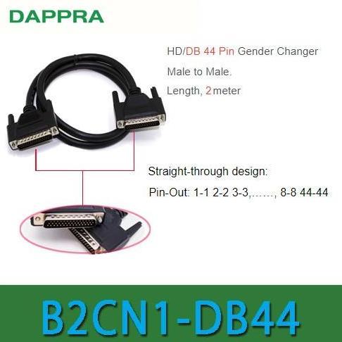 DB44 HD44 D-SUB 44 PIN MALE KE MALE EXTENSION CABLE 2M KABEL OF64 SIAP KIRIM