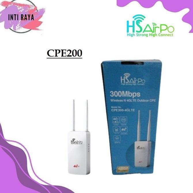 TERBARU - HSAIRPO CPE200-4G-LTE CPE AP 4G LTE OUTDOOR WIRELESS 2.4GHZ CPE 200