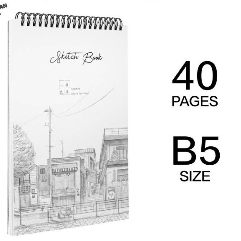 Deli - 73628  Sketsa Size B5  / Buku Gambar Vertikal 40 Halaman