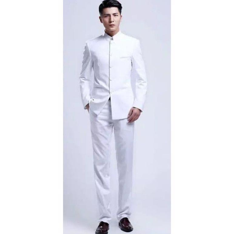 Diskon Setelan Jasko Pria Dewasa / Setelan Jas Mandarin / Setelan Baju Resepsi