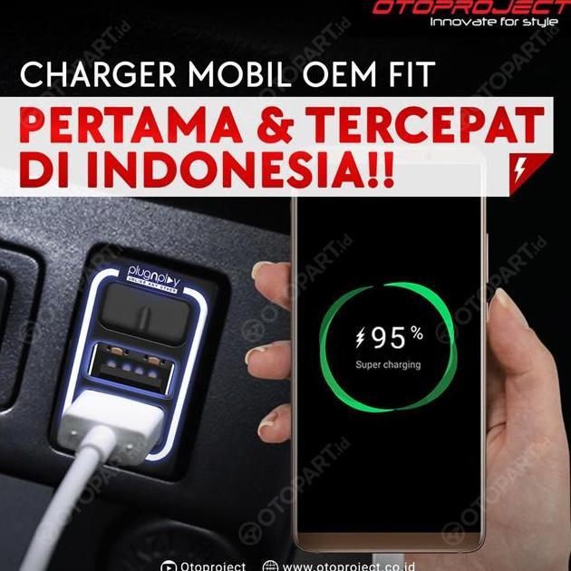 Otoproject Usb Fast Charging Obd Mobil Oem Toyota V2 Innova/Fortuner