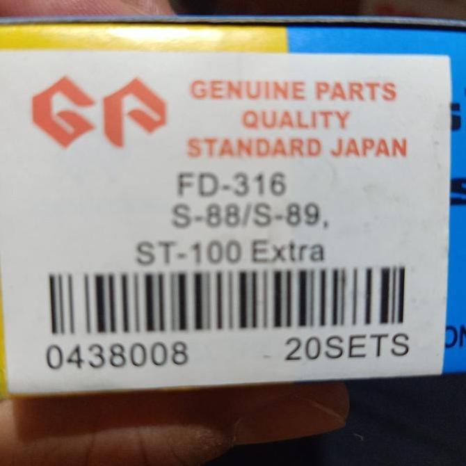 Carbon Brush Alternator Fd316 Avanza Xenia Rush Granmax Luxio 20Set 0438008