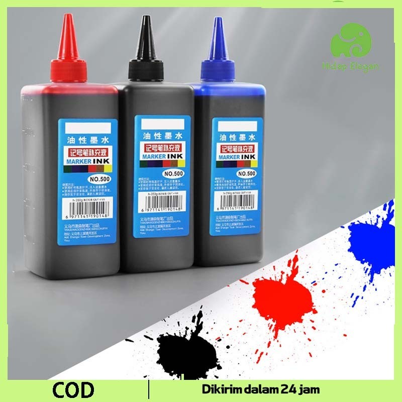 500Ml Refill Tinta Spidol Tinta Spidol Permanen Tinta Spidol Permanen Refill Tinta Refill Spidol Uni
