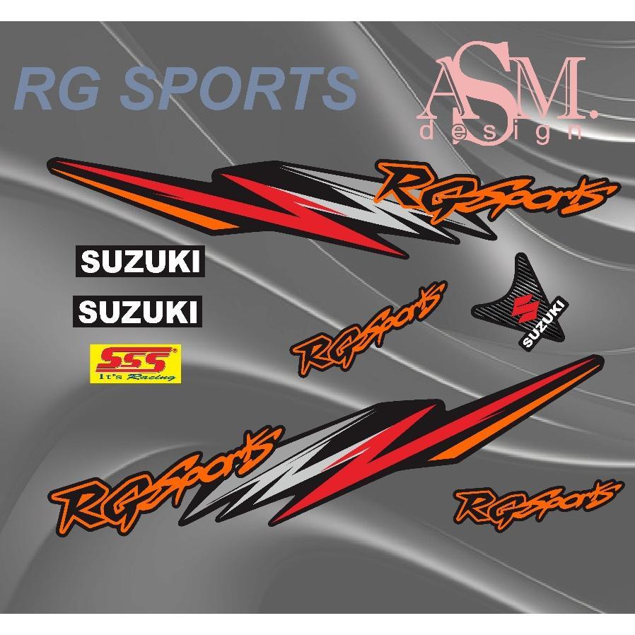 Striping Stiker Suzuki Rg Sport Variasi