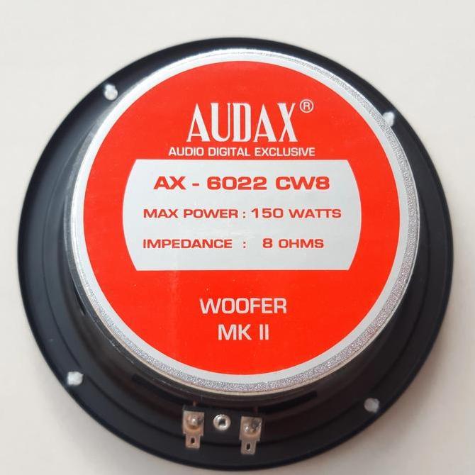 SPEAKER 6 INCH WOOFER AUDAX 150 WATT ORIGINAL ASLI 6 IN 6" 6IN AUDAX