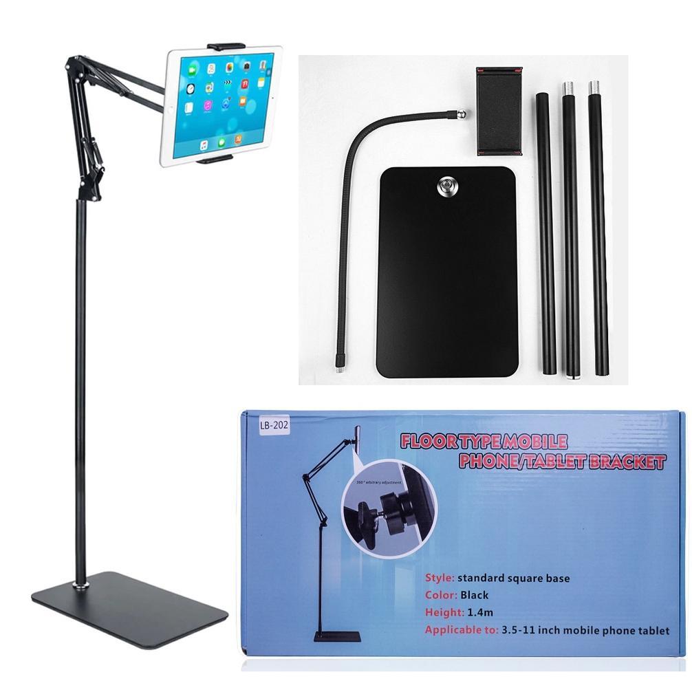 Lazypod Lantai 1.75M | 1.7M | 1.4M | Lazypod Bedside Phone Holder Stand Handphone Tablet Mobile Floo