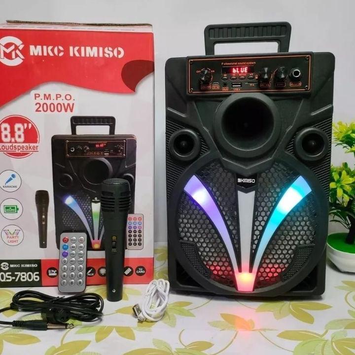 Spiker Bluetooth Bass 8,8 Inchi Qs 7806