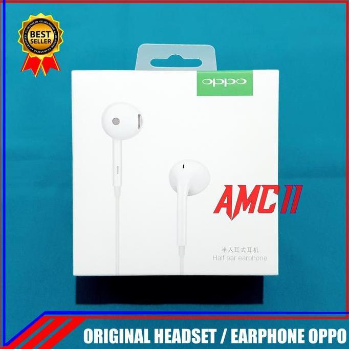 Headset Earphone Oppo Reno5 F Reno 5F Oppo A11k A15 A15s ORIGINAL 100%