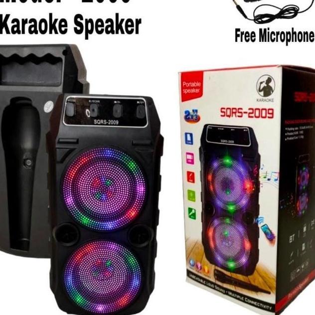 Sq 2009 Speaker Bluetooth + Mic Karaoke Sq 2009 Speaker Bluetooth