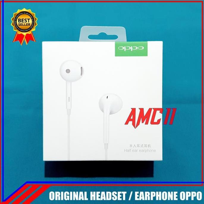 Headset Earphone Oppo F7 F7 Youth F9 F11 F11 Pro Find X ORIGINAL 100%