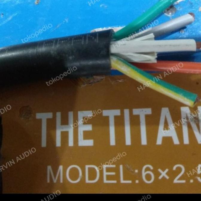 kabel speaker isi 6 x 2.5 mm TITAN / Meter