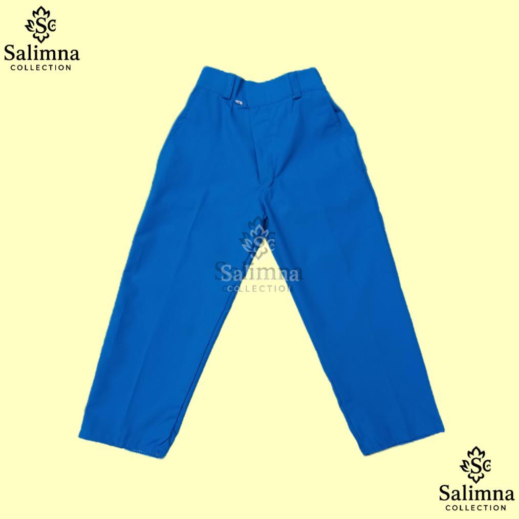 Best Seller Seragam Anak Tk Nasional Biru Putih Lengan Panjang Perempuan Krah Rebah