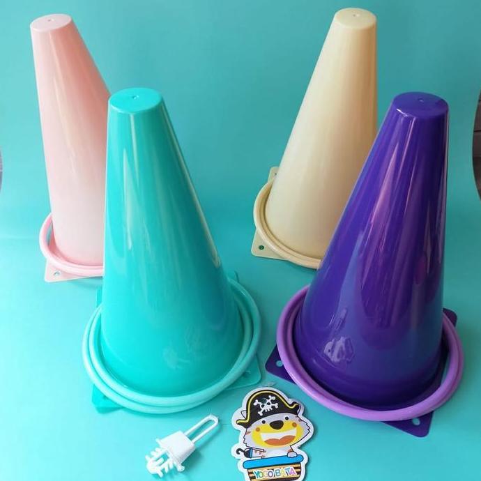 Mainan Lempar Cincin Kerucut Cone Ring - Cone Rintangan Olahraga - Kerucut Rintangan