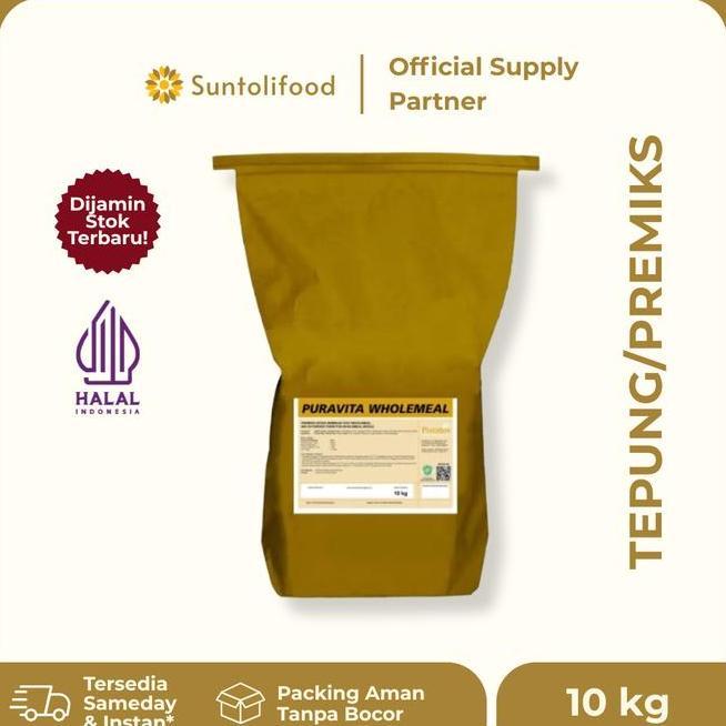Puratos Puravita Wholemeal Premiks Untuk Membuat Roti Wholemeal 10 Kg