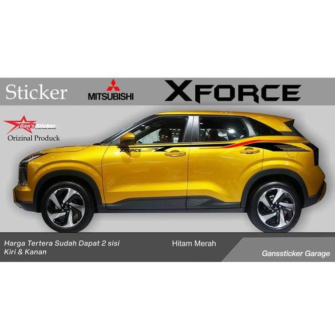 Sticker Mitsubishi Xforce 2023 2024 Aksesoris Xforce 2023 2024 Terbaik