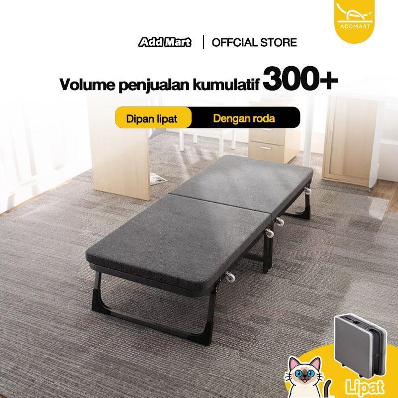 Kursi Malas Tempat Tidur Lipat Kursi Santai Kursi Lipat Dengan Roda Folding Bed Ranjang Lipat