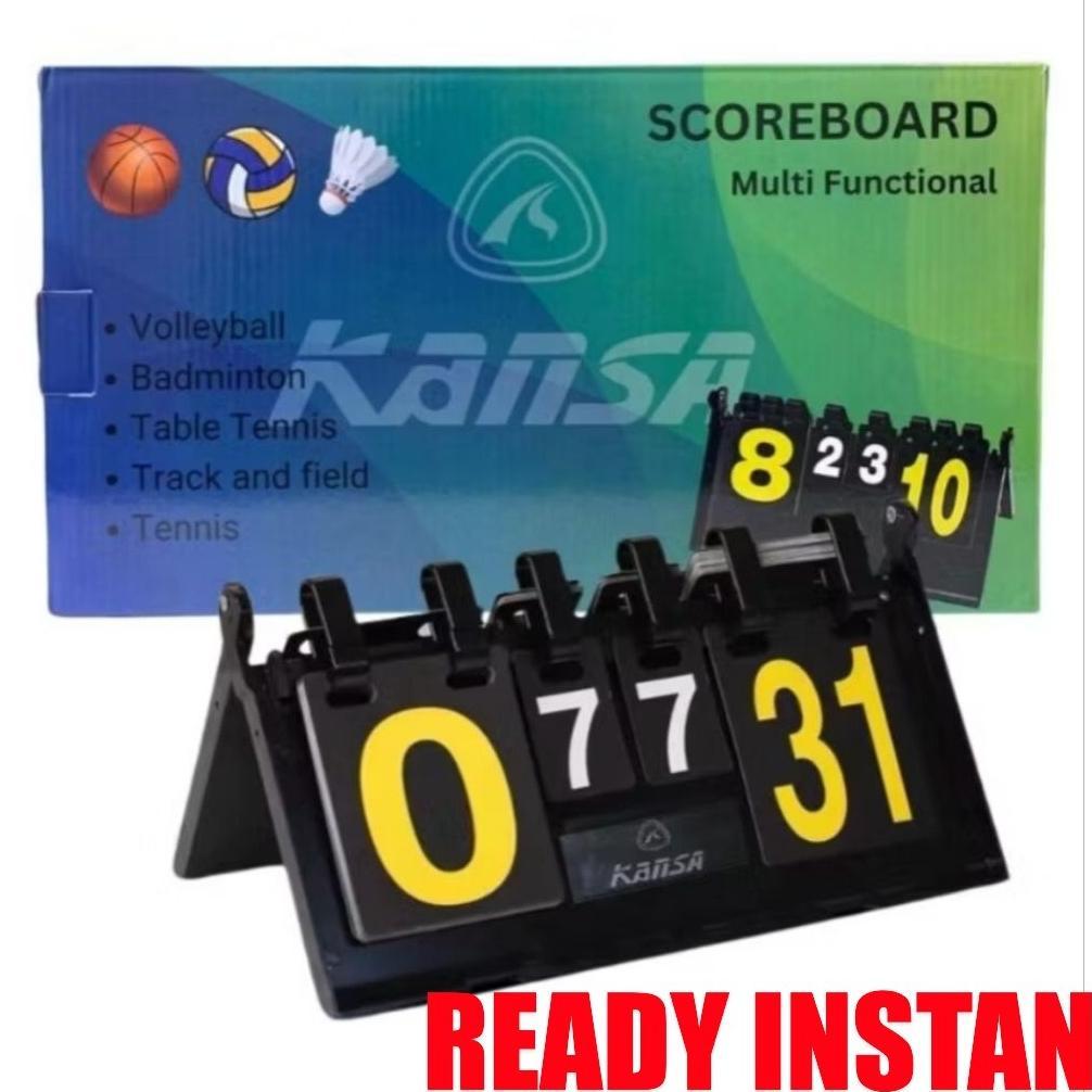 PAPAN SCORE / SCORE BOARD FUTSAL BASKET PING PONG SEPAKBOLA MINI SOCCER PADEL