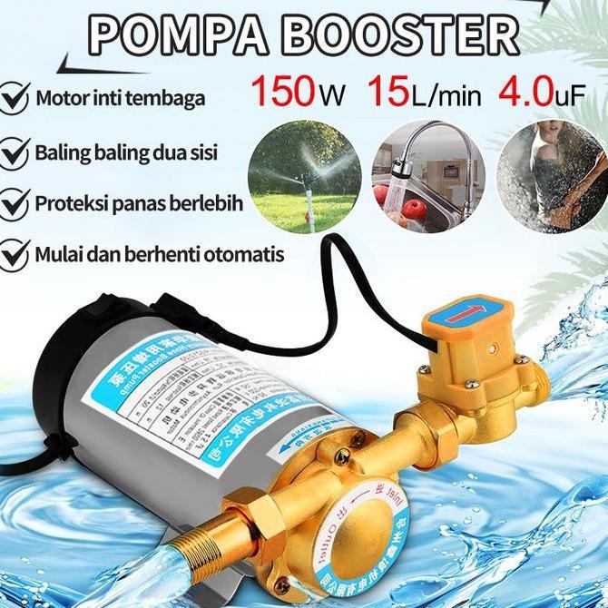 Promo Pompa Pendorong 150 Watt Mesin Pompa Otomatis / Booster Air Pendorong Otomatis/Rumah Tangga Ot