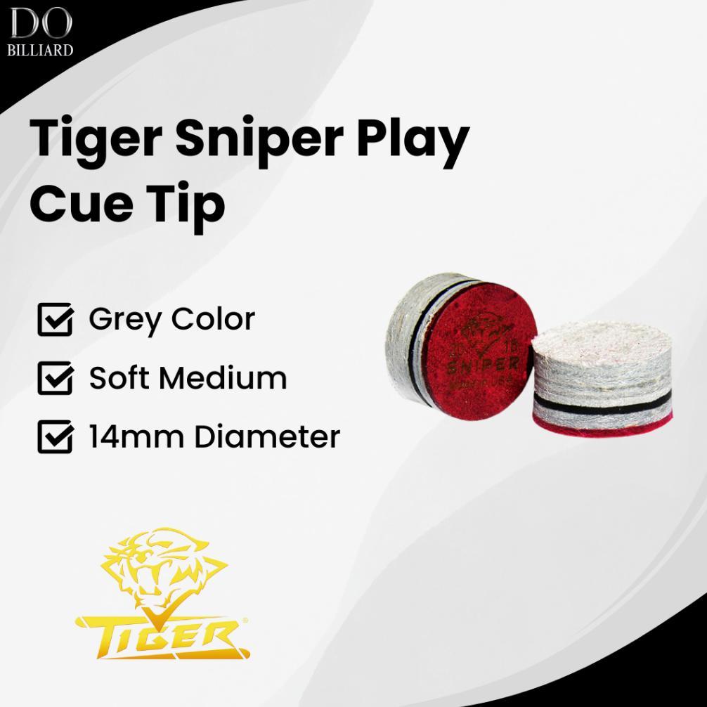 Master Tip TIGER SNIPER Original Tip Stick Play Billiard / Tip Stick Billiard Tiger Sniper Original 