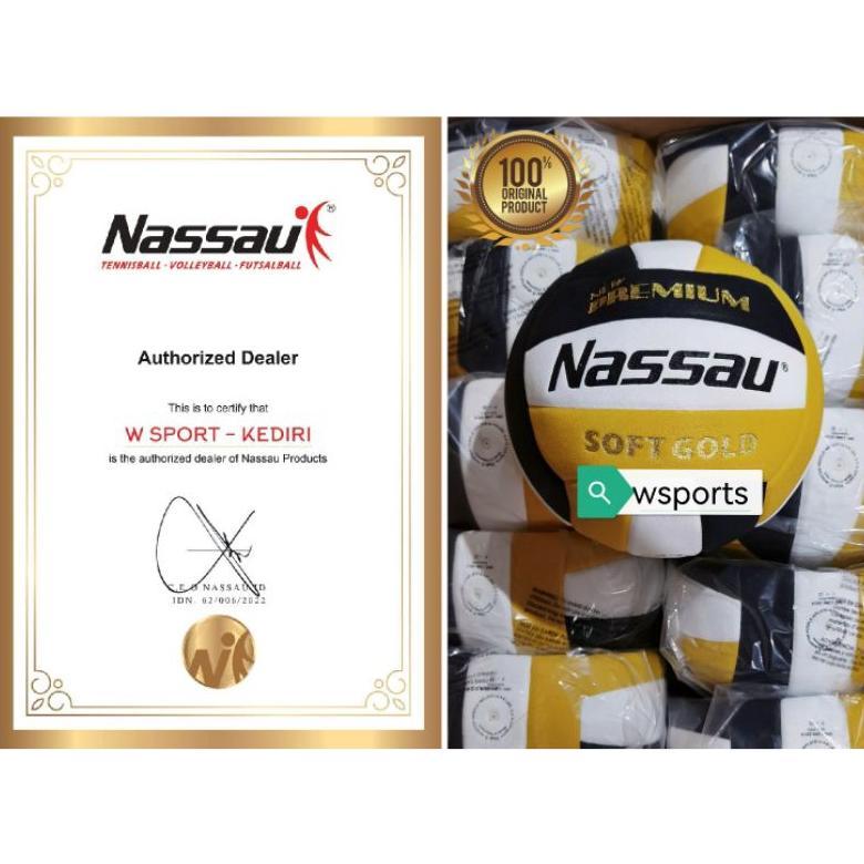 CALVESTRACOLLECT BOLA VOLI VOLLY NASSAU NEW PREMIUM 3000 SOFT GOLD ORIGINAL ORIGINAL
