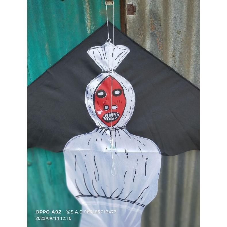 ASSALAMSHOP LAYANGAN KAIN / LAYANGAN HIAS / LAYANGAN POCONG / LAYANGAN KUNTILANAK VIRAL