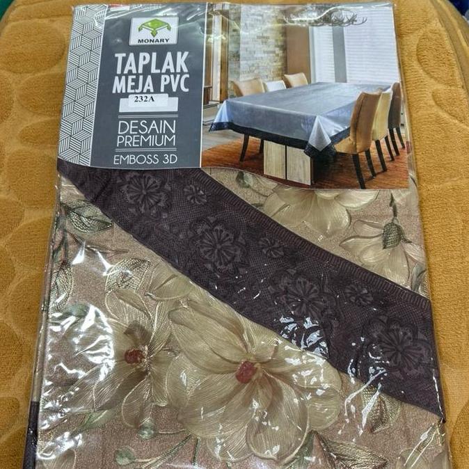 Taplak Meja Makan Oval/Taplak Meja Makan Waterproof 6 Kursi Oval