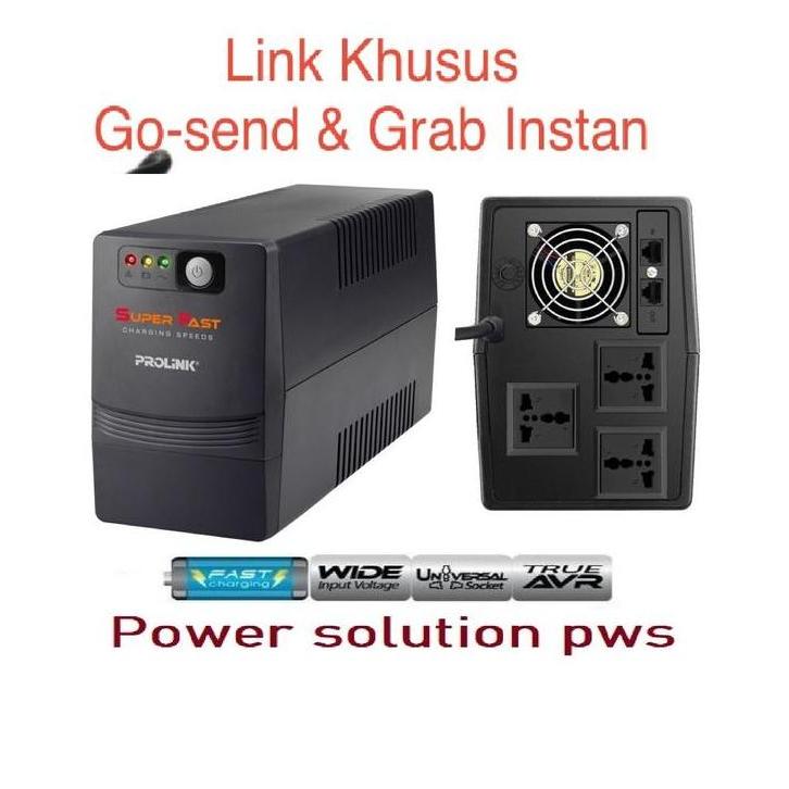 UPS PROLINK PRO1501SFC UPS PROLINK 1500VA LINK KHUSUS GRAB GO SEND