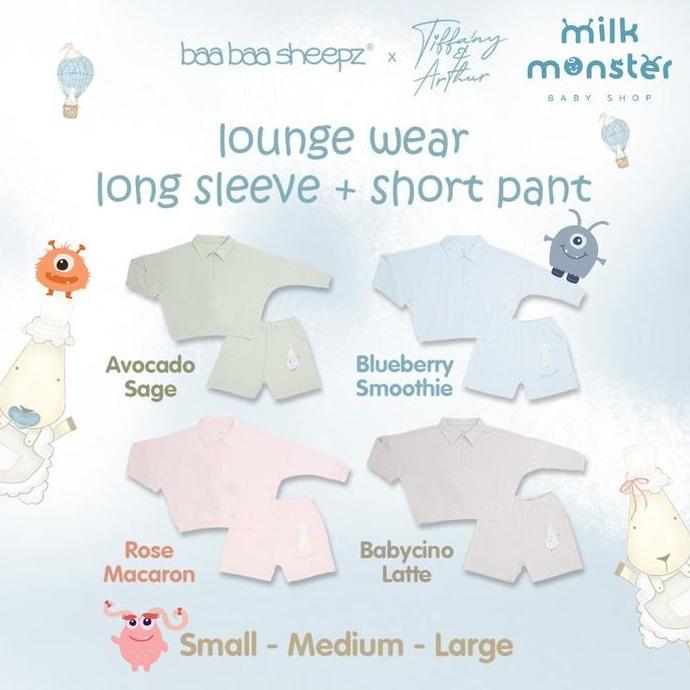 Baabaasheepz x Tiffany Pajamas Kids Long Sleeve Chef Baabaa / Pajamas Anak