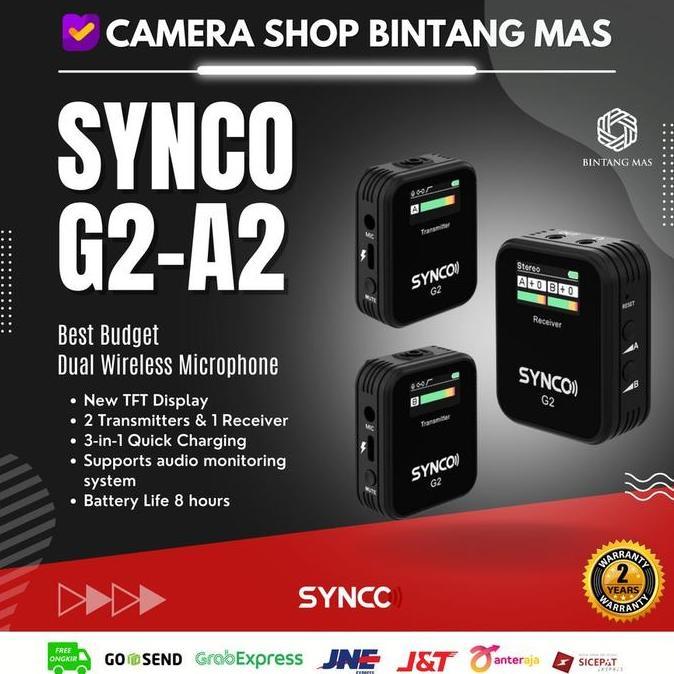 TERLARIS SYNCO G2 (A2) WIRELESS MIC - 2 TRANSMITTER