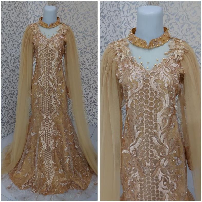 Diskon Gaun Pengantin Duyung/ Gaun Pengantin Slim Akar