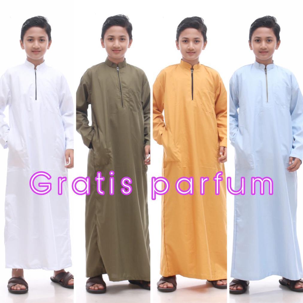 PREMIUM JUBAH ANAK LAKI LAKI USIA 5-15 TAHUN GAMIS ANAK REMAJA LAKI LAKI BAJU MUSLIM ANAK