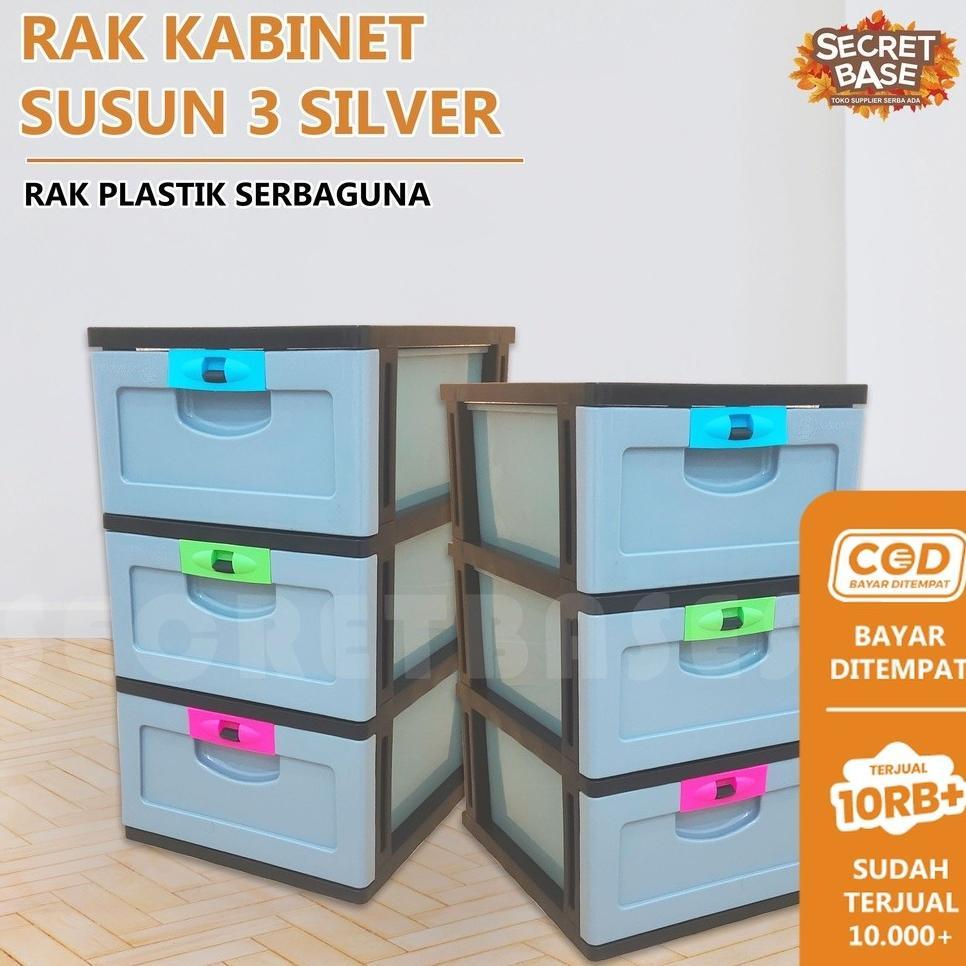 Kabinet Family Susun 3 - Lemari Laci Plastik / Lemari Susun Furniture