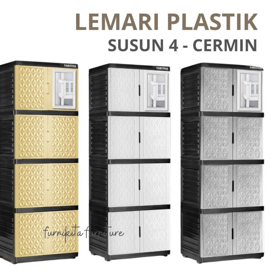 Lemari Plastik Tabitha Susun 4 Mini Tabitha