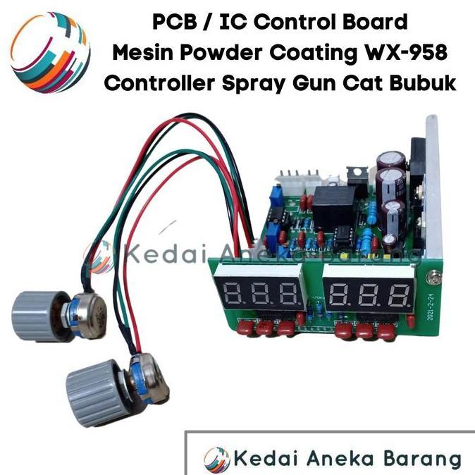 Pcb Ic Control Board Controller Mesin Powder Coating Wx-958 Wx958