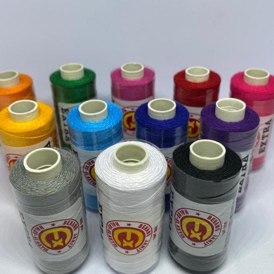 Benang Jahit Jeans Extra 200Yard ( 1 Lusin )