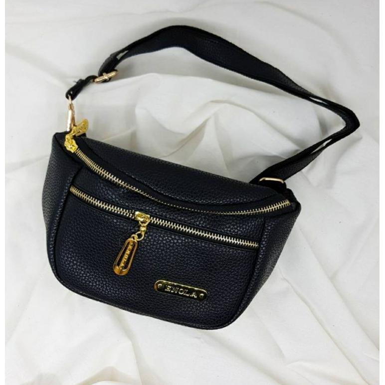 PROMO (FREE PREMIUM GIFT) ENOLA TAS PINGGANG WANITA TAS DADA SLINGBAG CEWEK WAISTBAG PEREMPUAN 9517 