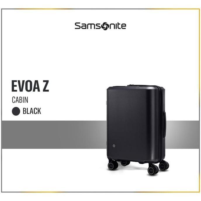 Promo Samsonite Koper Hardcase Evoa Z Cabin 20 Inch - Black